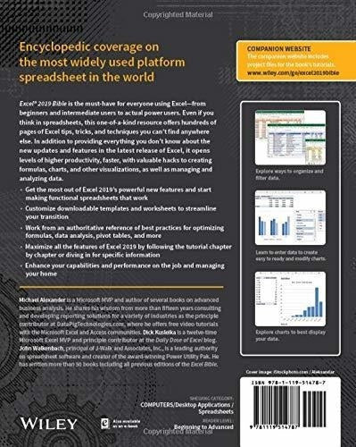 La Biblia de Excel 2019