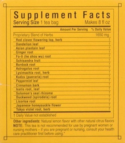 Té De Tres Hojas Té Desintoxicación