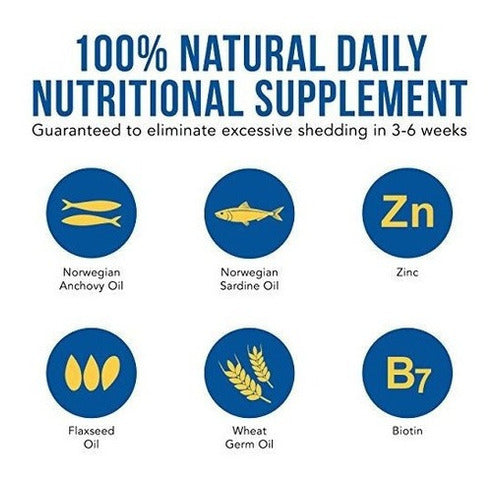 Shed-x Dermaplex Suplemento Diario Líquido Para Perros