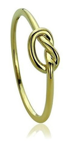 Anillo De Compromiso De Oro Amarillo De 14q Anillo De