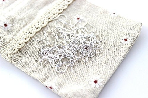 Nt_pendientes Grandes De Plata De Ley Con Anzuelos