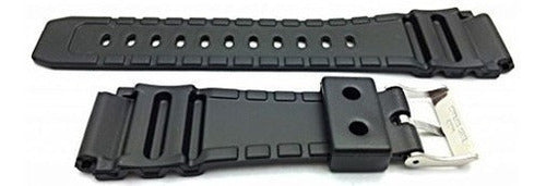 Correa De Reloj Negra Pulsera De Pvc De Caucho De Repuesto