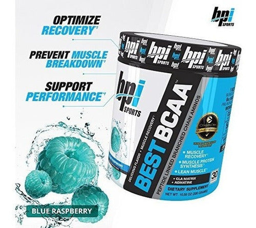 Aminoácidos de cadena ramificada Frambuesa Azul, 10.58 Onza