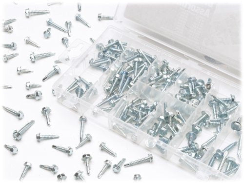 Arandela hexagonal Surtido autoperforante con estuche