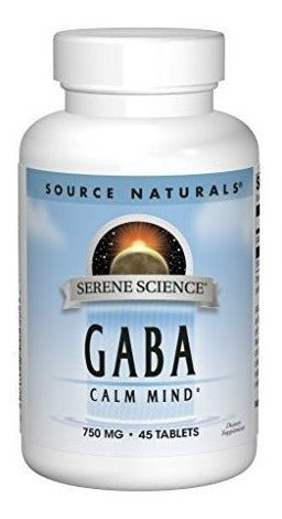 Source Naturals: Tableta Serena Science Gaba 750 Mg 45