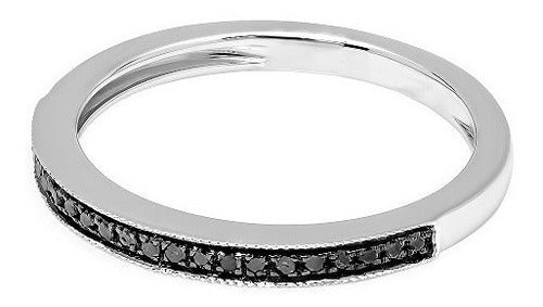 Anillo De Plata Esterlina Redonda