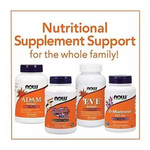 Suplementos Now, Certificado Sin Ogm, D-manosa 500 Mg, 120