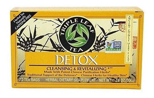 Té De Hierbas Natural De Té De Tres Hojas Desintoxicación