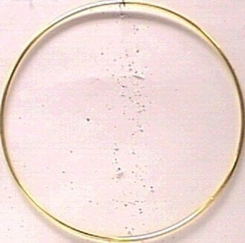 Anillo De Metal Macramé De Oro-10