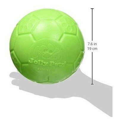 Pelota De Fútbol Jolly Pets De 8 en color verde