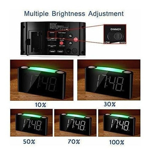 Reloj despertador digital para el hogar