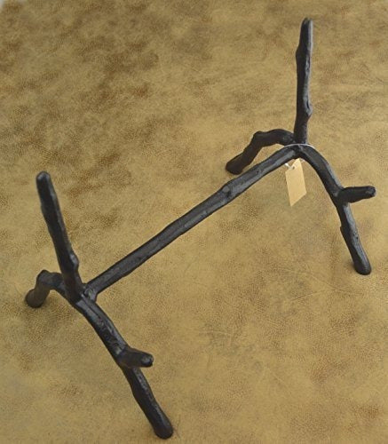 Soporte para libros estilo rama de hierro fundido