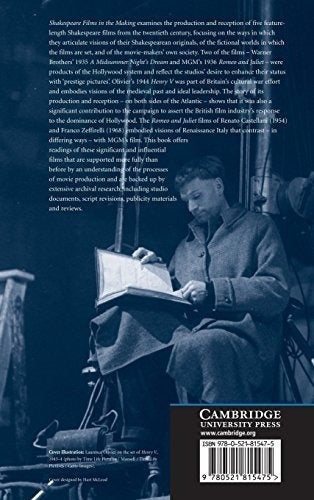 Libro - Shakespeare Films In The Making