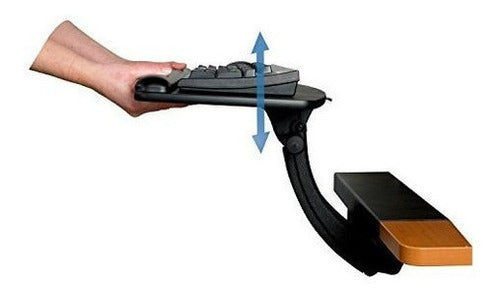 Bandeja De Teclado De 3m Con Plataforma De Madera