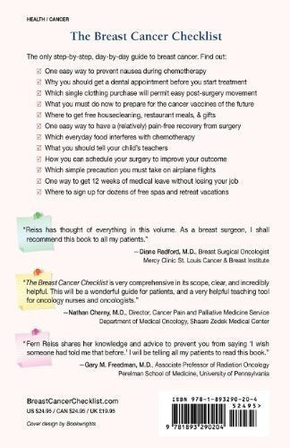 Libro - The Breast Cancer Checklist (inglés)