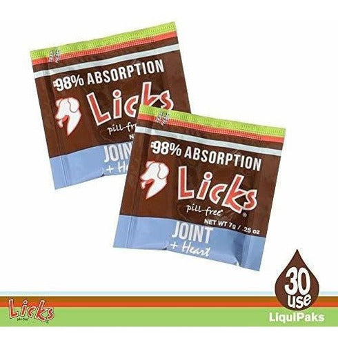 Licks - Suplemento Para La Articulación Del Perro + Corazón