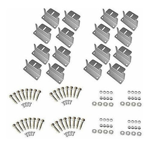 Juegos Montaje En Panel Solar Soporte De Z Juego De 4