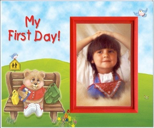 marco decorado para Mi Primer Dia