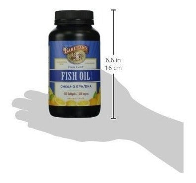 Aceite De Pescado Fresco De Barlean Omega-3 1000 Mg De Epa