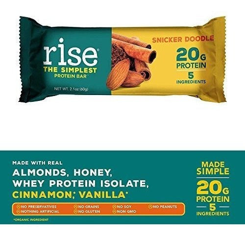 Barritas de proteínas Rise sin gluten