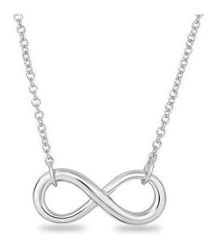 Spoil Cupid Collar De Cadena Infinito Clásico Plateado 925