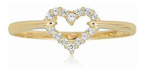 Anillo De Oro Amarillo De 10 K