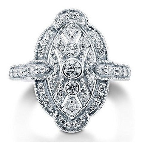 Anillo de mano derecho Plateado Plata