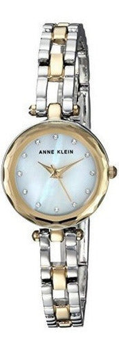 Reloj De Pulsera De Dos Tonos Abierto Acentuado