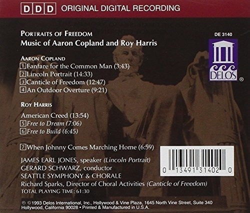 Retratos De La Libertad La Música De Aaron Copland Y Roy cd