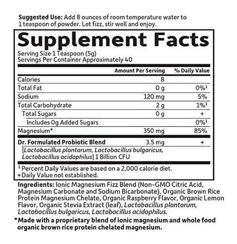 Formulado Con Magnesio Para Alimentos