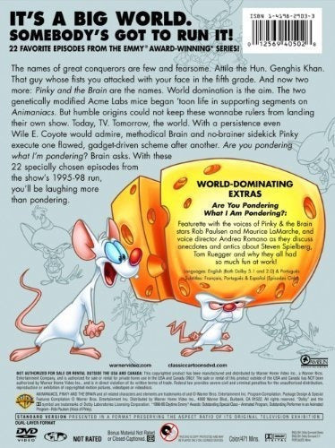 dvd Pinky Y El Cerebro, Vol. 1
