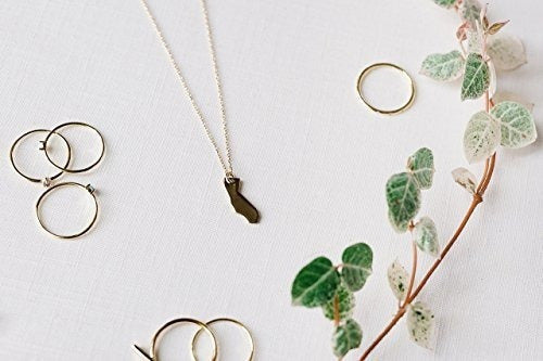 Collar Mini California Honeycat En Plata Joyas