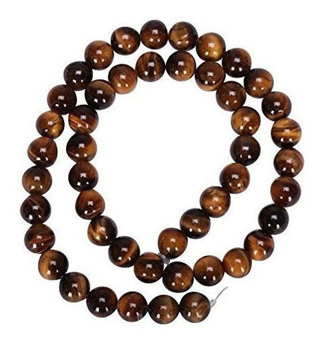 Piedra preciosa de ojo de tigre amarillo 4 mm