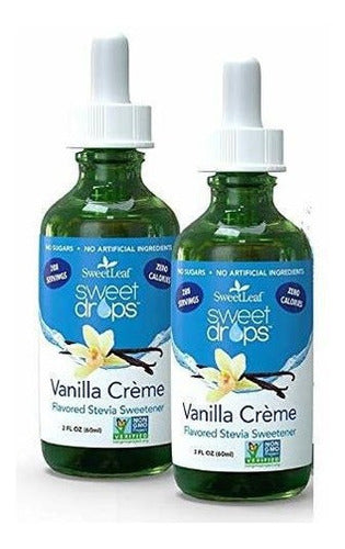 líquida con sabor a crema de vainilla, 2 oz (paquete de 2)