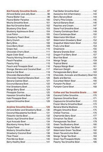 Tazón de 200 mejores recetas de batidos