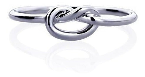 Anillo De Compromiso De Oro Blanco De 14q Anillo De