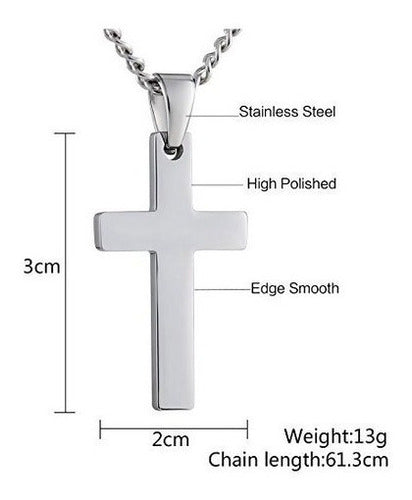 Cruz Collar Plata Mujer Colgante