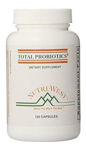 Nutri-west Probióticos Totales 120 Cápsulas, 2.4 Onzas