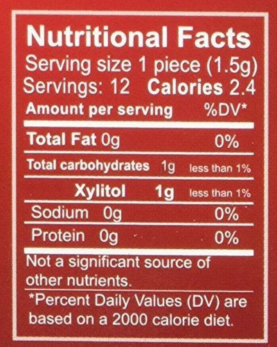 Xyloburst Cinnamon Xylitol Gum 12/12 Piece, 0.02 Libra