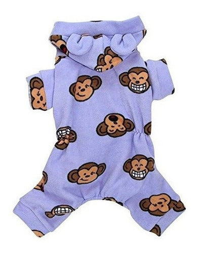 Pijama Con Capucha De Lana para perro