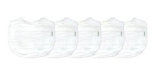 Brotes Verdes Muselina Baberos Hechos De Algodón Orgánico,