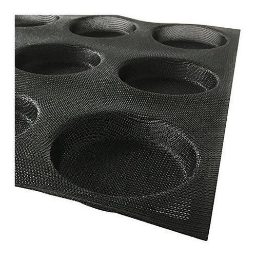 Moldes de silicona para hamburguesas Negro