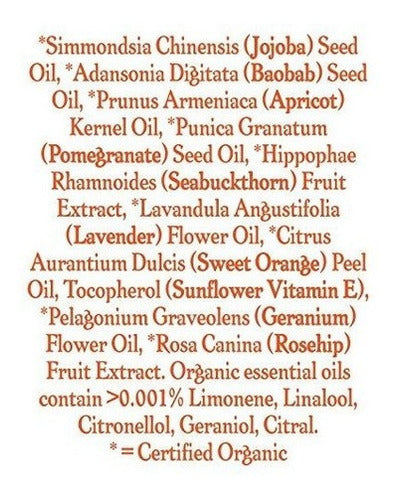 Aceite facial Badger Seabuckthorn - Botella De Vidrio De 1 Oz
