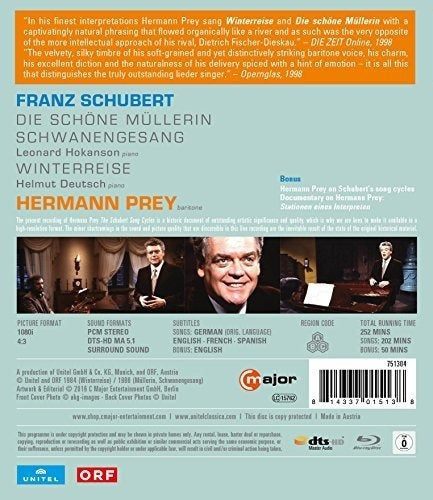 Hermann Prey - Los ciclos de la canción de Schubert