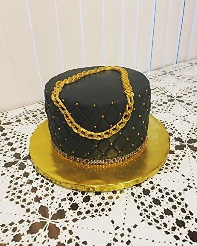 Palksky Diamond Silicona Fondant Cadena Molde Bolsa Monedero