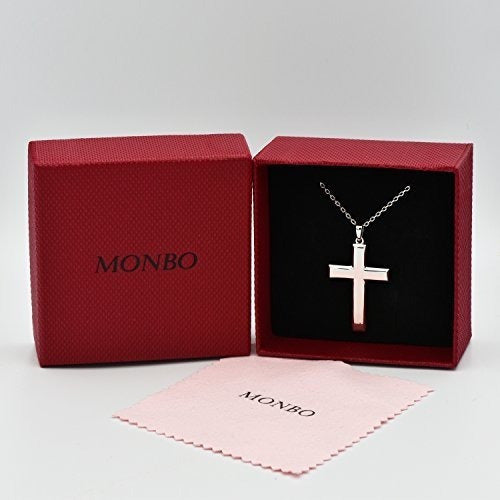 Collar con colgante de cruz clásica de plata de ley