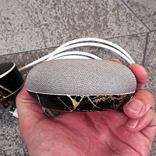 Mightyskins Skin Para Google Home Mini - Negro Argyle |