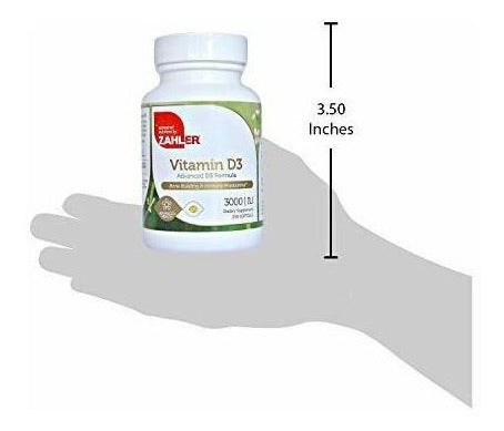 Zahler Vitamina D3 3000iu, Un Suplemento Totalmente Natural