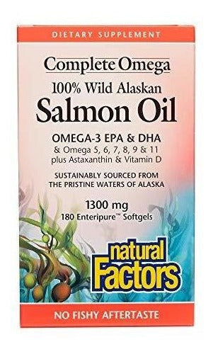 Factores Naturales: Completo El Aceite De Salmón De Alaska