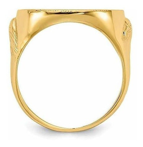 Anillo De Oro Amarillo De 14k 1/10